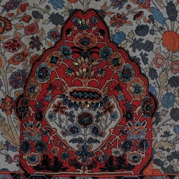 A-line Paisley Floral Dress - Picture 4 of 4